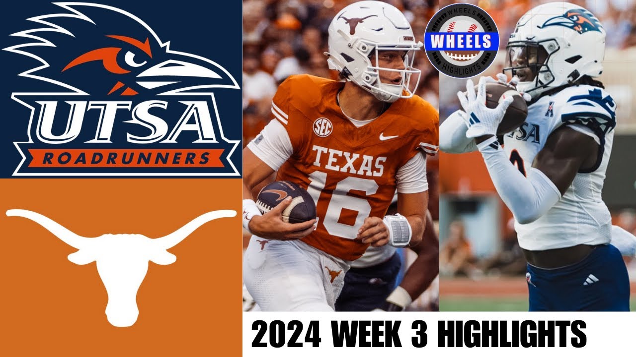 #2 Texas vs UTSA (Arch Manning 5 Touchdowns!) | Full Game Highlights | 2024 College Football