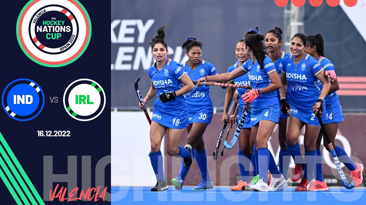 FIH Hockey Nations Cup (Women), Game 16 highlights – India vs Ireland