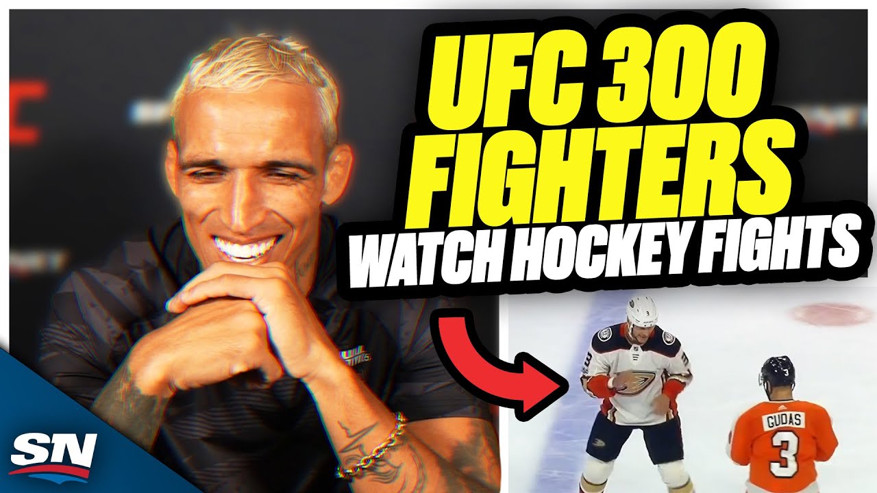 UFC 300 Fighters React To Hockey Fights